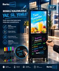 21.5 İNÇ BARKOVIZYON 2150A 21.5″ İÇ MEKAN YAZILABİLİR MENÜ BORD