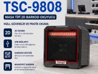 TAZGA TSC 9808 MASA TİPİ 2D AYNALI BARKOD OKUYUCU